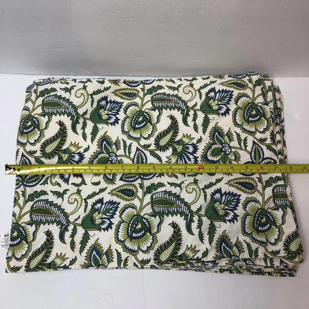 Pier 1 Imports Placemats 100% Cotton Rectangular Floral Multicolor Set of 8‎